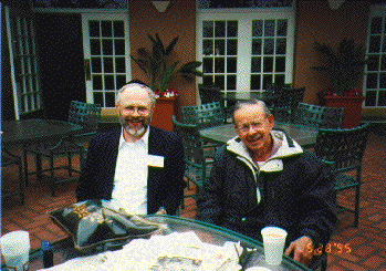 Rabbi Yitschak Rudomin and Mr. Norman Sandler